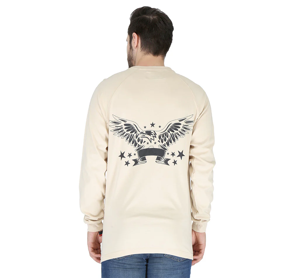 Picture of Forge FR MFRCNGP67 L/S MEN'S SAND EAGLE PRINT GRAPHIC CREW NECK T-SHIRT